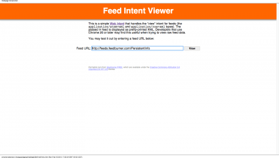 Feed Intent Viewer