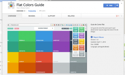 Flat Colors Guide - Chrome Web Store