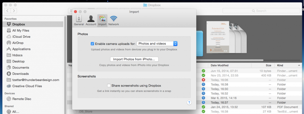 Import_and_Dropbox