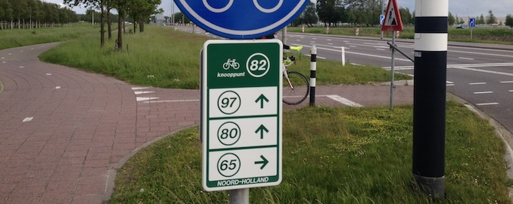 Road Sign for Cyclists