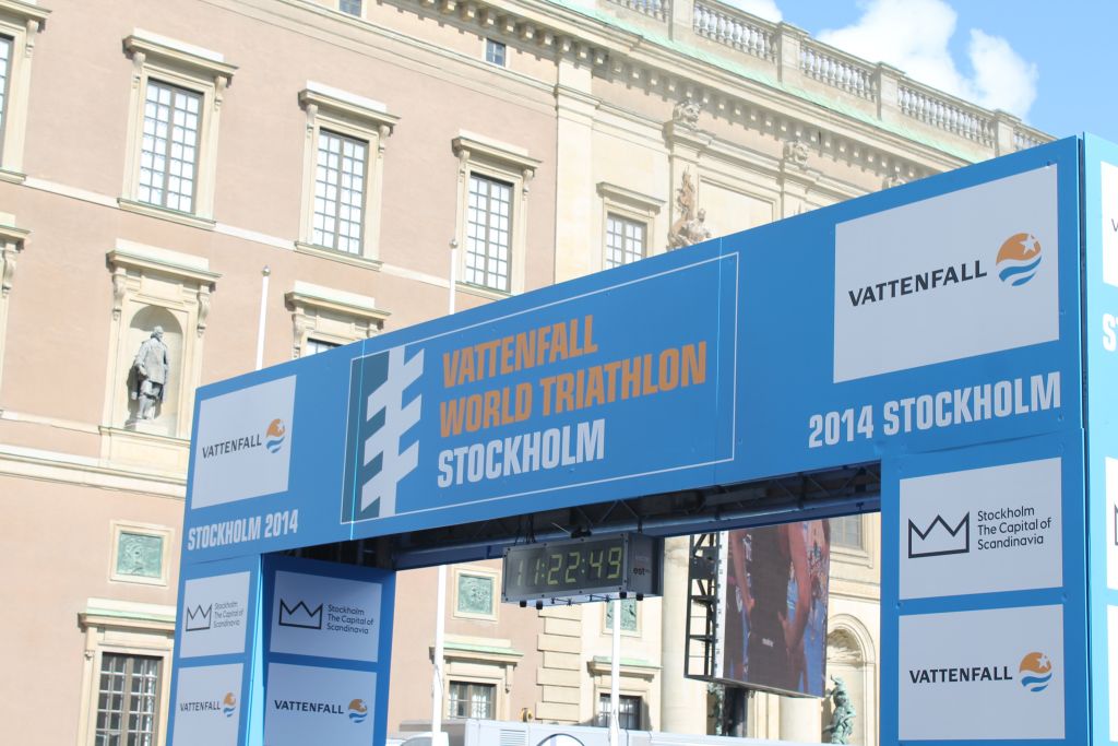 The Finish Stockholm Triathlon 2014