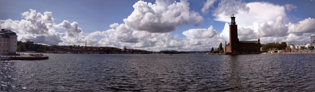 Panoramic view of Water front