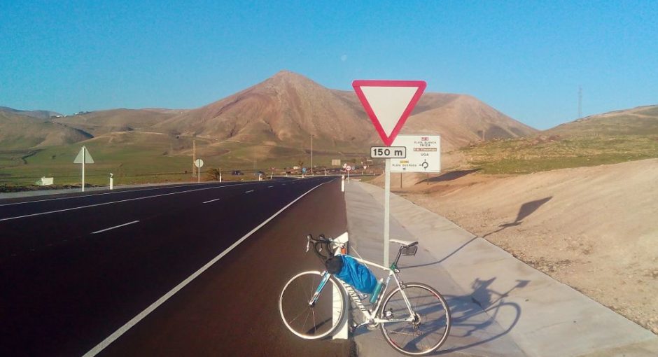 A January bike ride on the Island of Lanzarote
