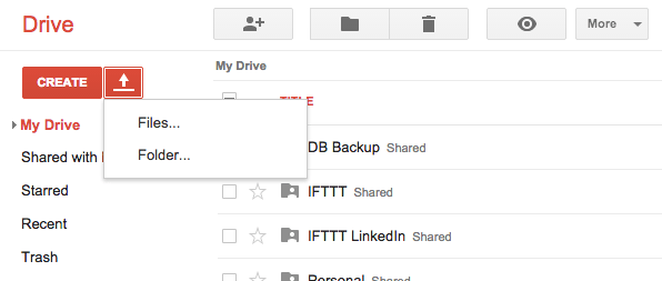 Upload File Google Drive