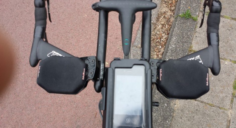 My first ride with the Hammerhead bicycle navigation device