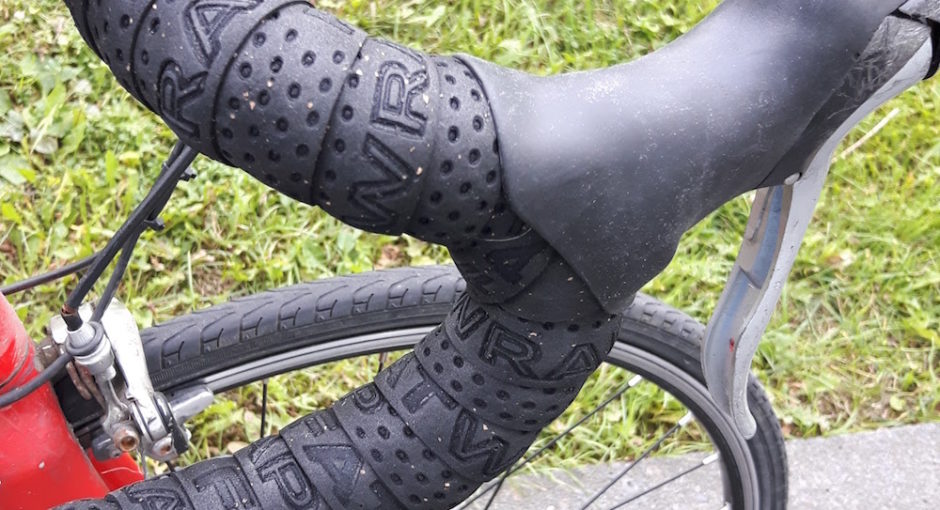 fat-wrap tape on handle bar wrong way