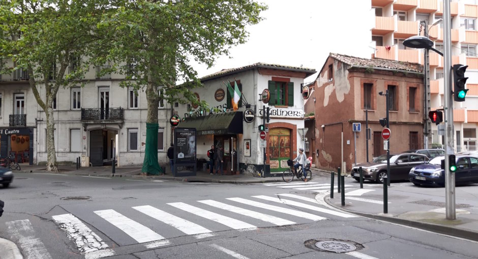 Street corner Toulouse France