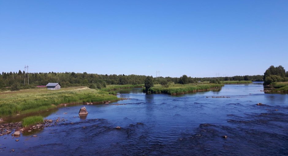 Torne River In Sweden