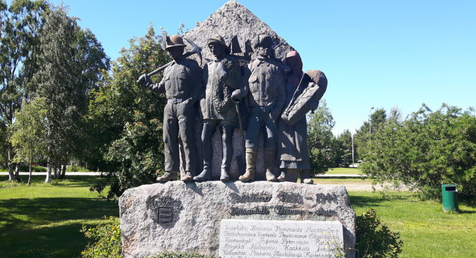 War monument Ivalo Finland