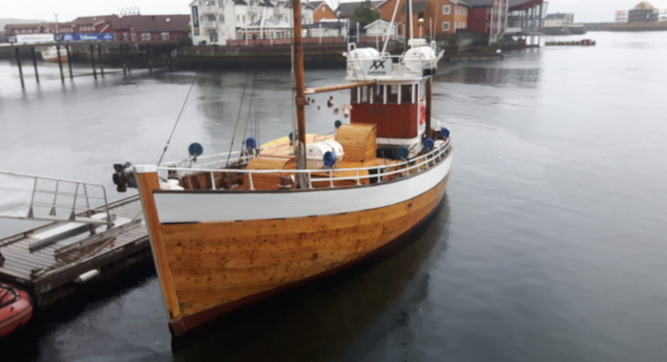 Lofoten fishing boat Norway